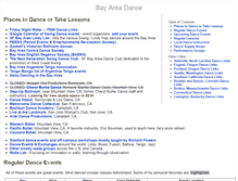 Tablet Screenshot of dancecircle.org